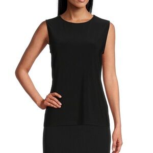 Black Knit Professional Tank Top